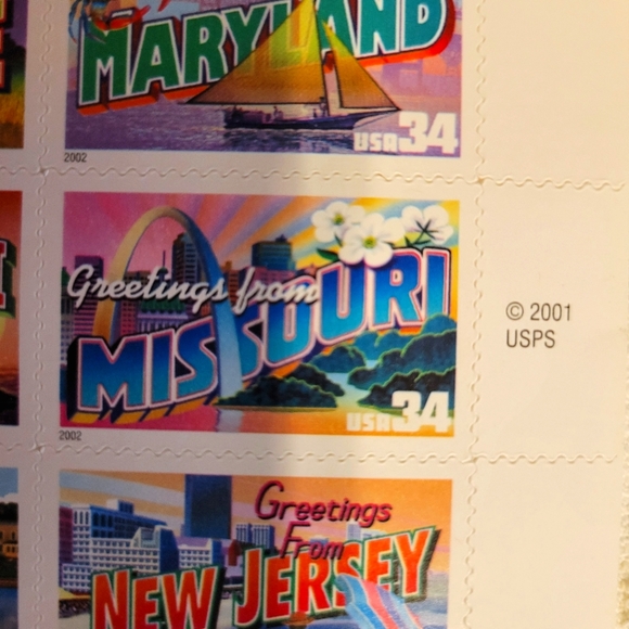 50 State Postage Stamps - Picture 6 of 6